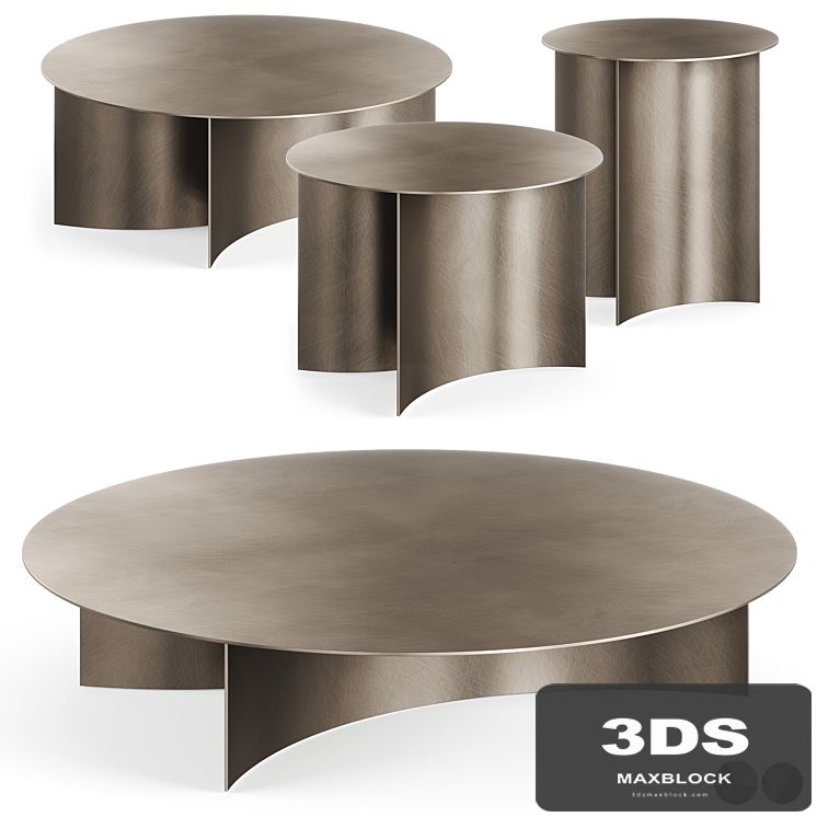 Flou Pierre 2021 Brush Oxide Coffee Table
