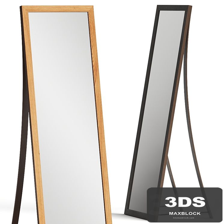 We Do Wood Framed Standing Floor Mirror