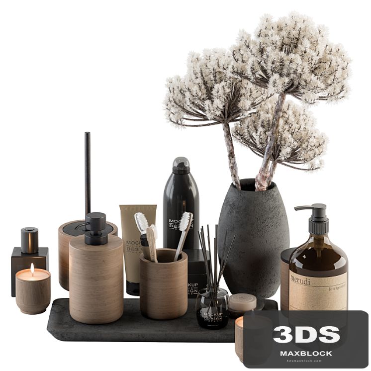 Bathroom accessory Set with Bouquet Set 19