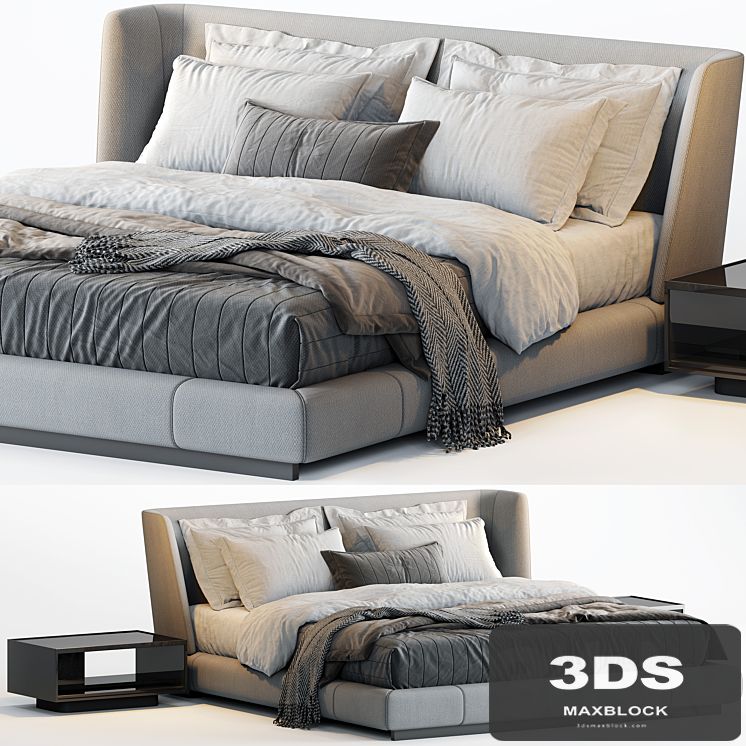 Minotti creed bed