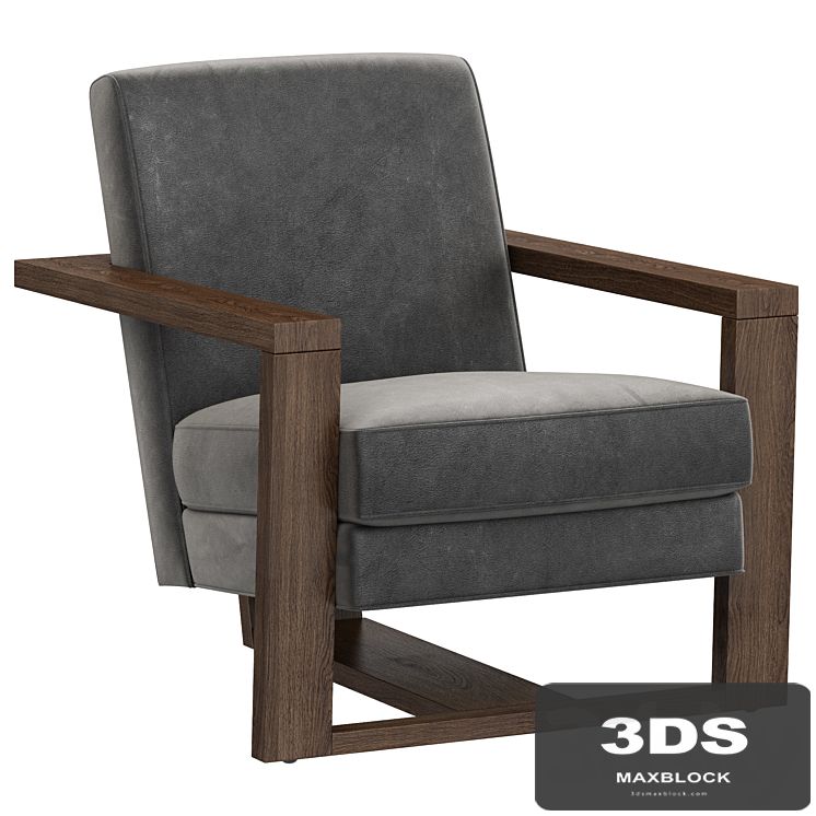 Restoration Hardware Roger Leather Chair