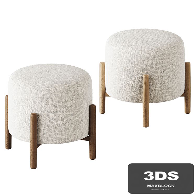 Elroy Sherpa Ottoman by Studio McGee