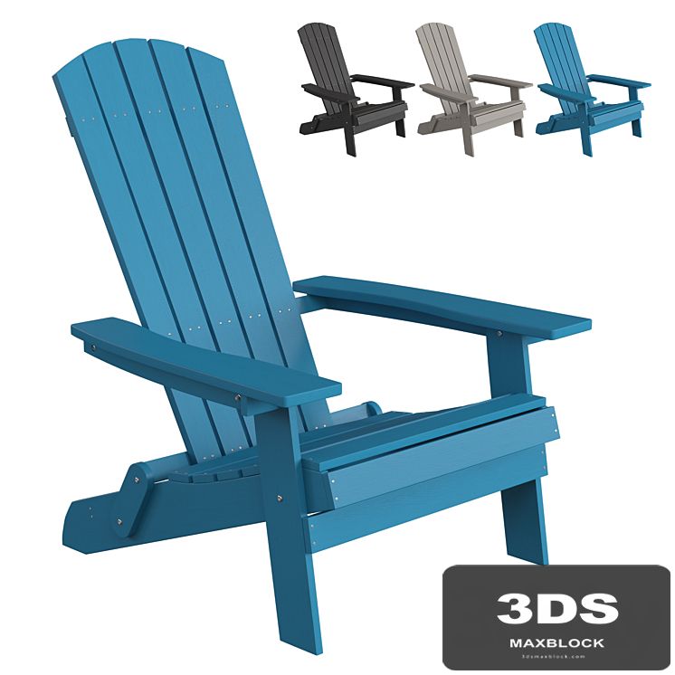 Outdoor garden Adirondack Chair All-Weather