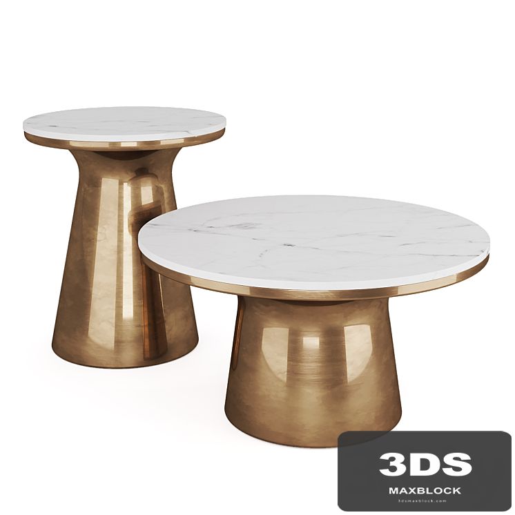 Dantone Home Set Coffee Table - Cork