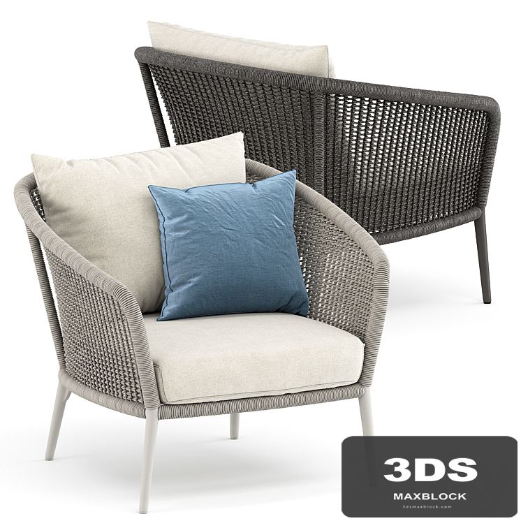 knot lounge chair by Janus et Cie