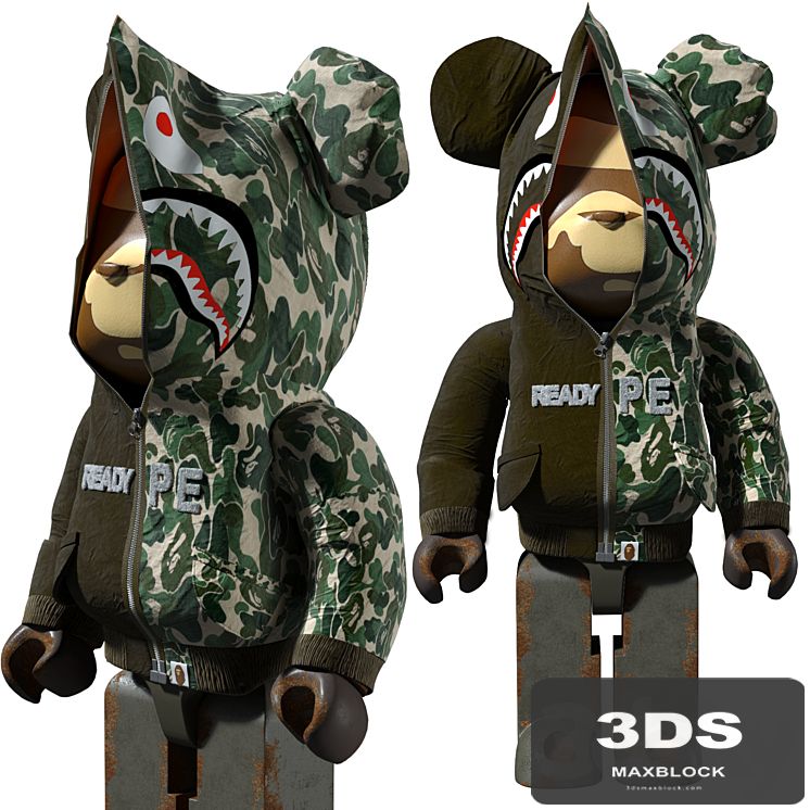 Bape Bearbrick 1000%