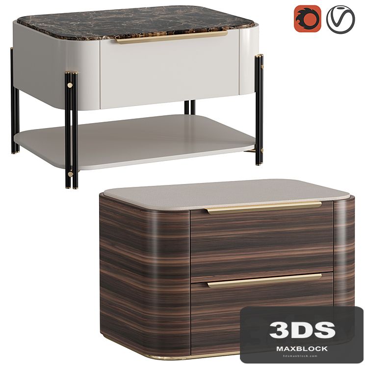 BAMBOO bedside tables