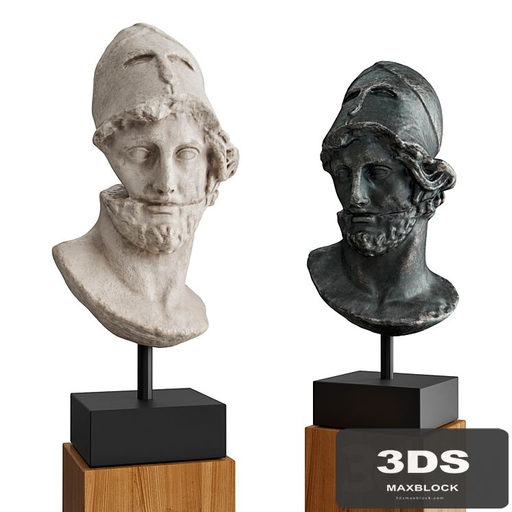Hermes with helmet bust