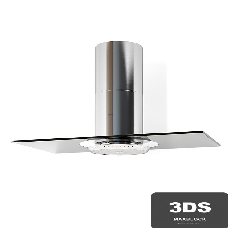 SOLO 100 Island hood DI-S10-c steel, glass