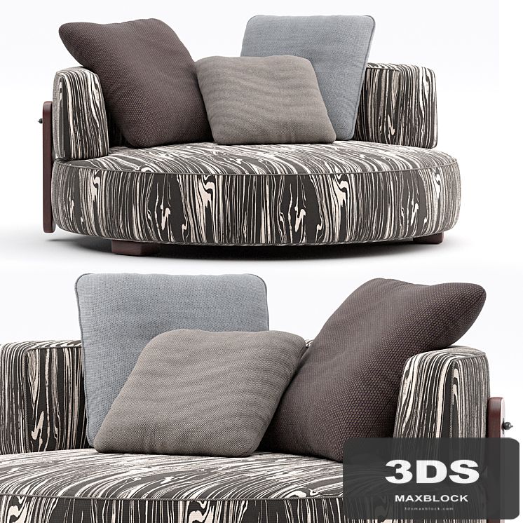 LOVESEAT Florida By Minotti