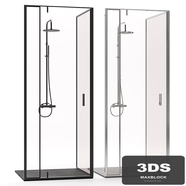 Shower cabin with shower system from Carlo Frattini