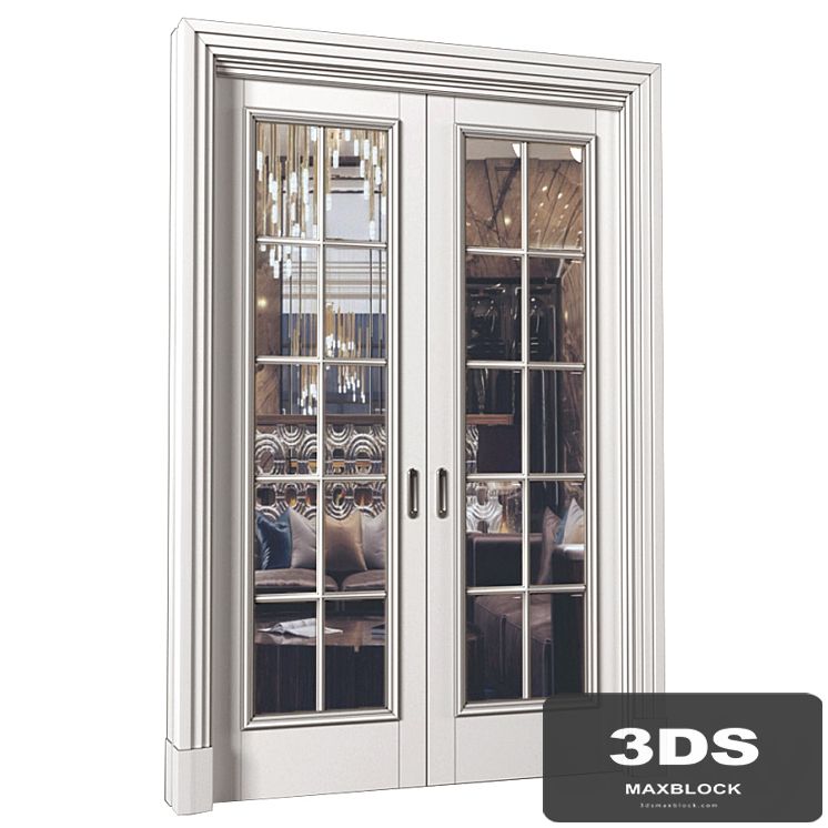 Interior sliding doors in Art Deco style. French Art Deco Sliding Folding Modern Doors