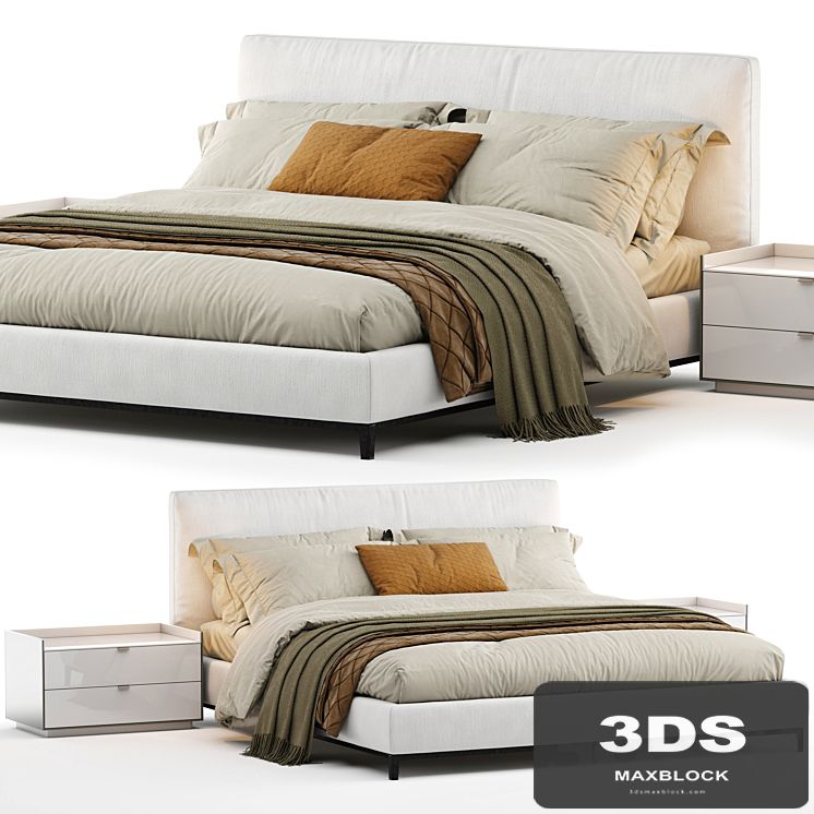 Bed minotti andersen