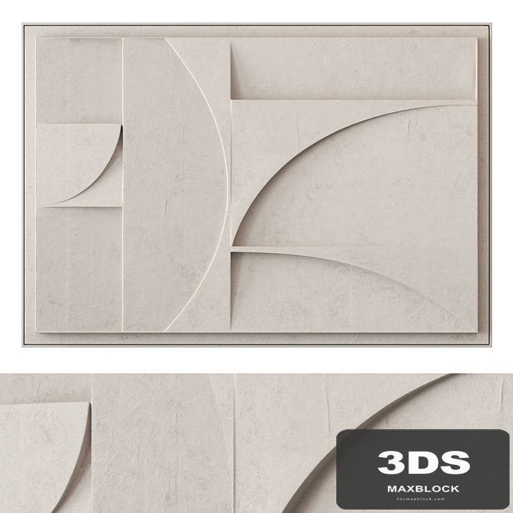 Extra large relief artwork