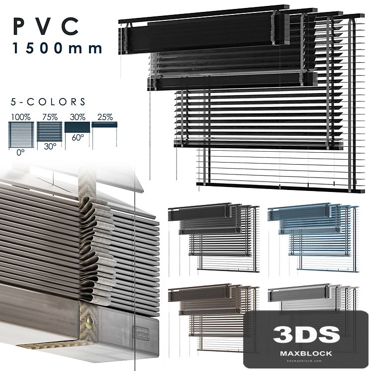 PVC Blind 1500 in 45 mm