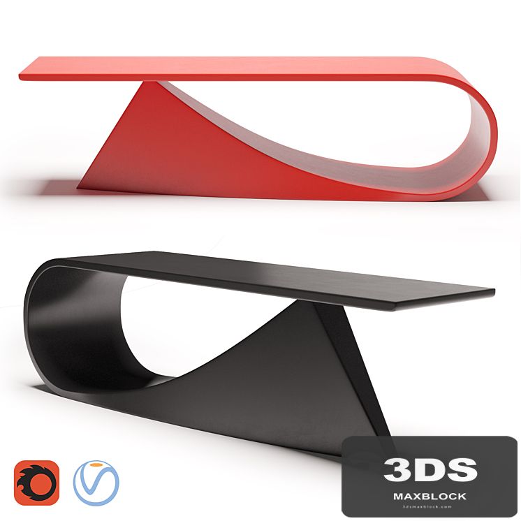 Coffee table / sculpture Static Dynamism