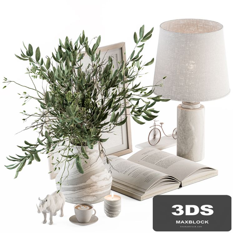 Decorative Set with Bouquet - Set 71