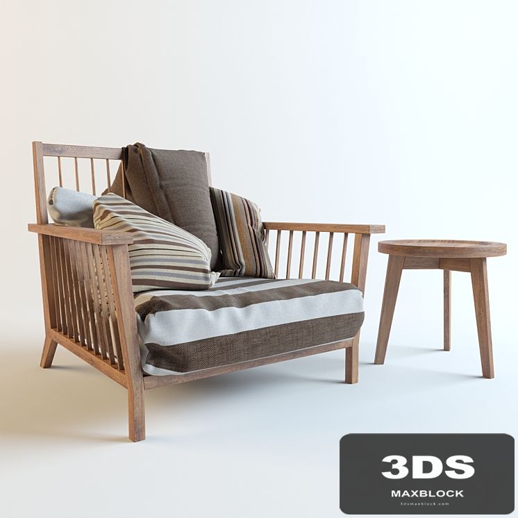 Table and garden chair INOUT