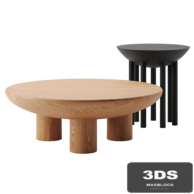 Chalon coffee tables by Kelly Wearstler