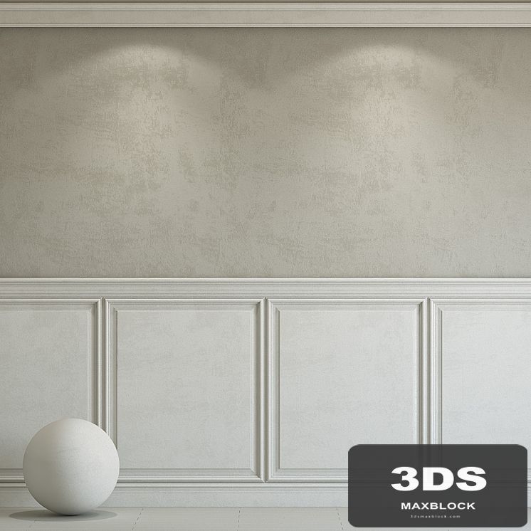 Decorative plaster with molding 229