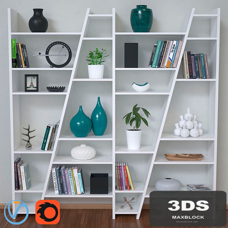 Delta Composition Shelving Unit