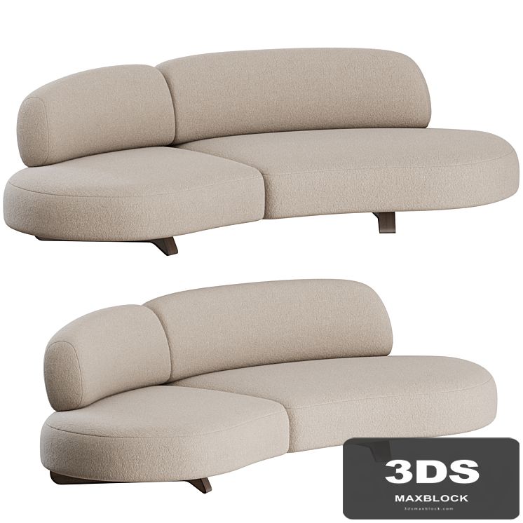Vao 250 Curved Sofa by Paolo Castelli