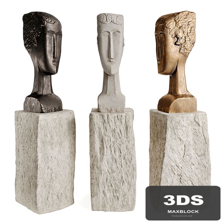 Female head figure