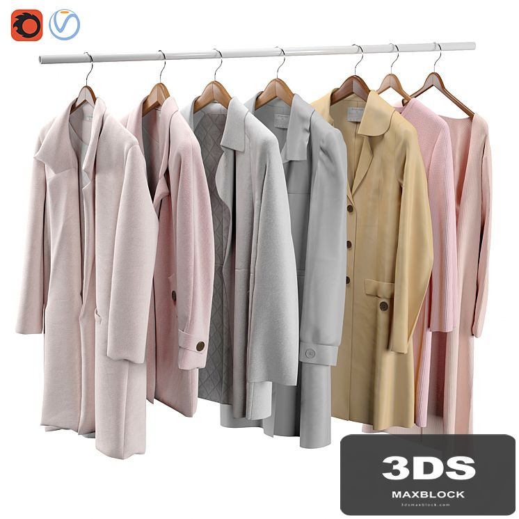 Clothes on a hanger