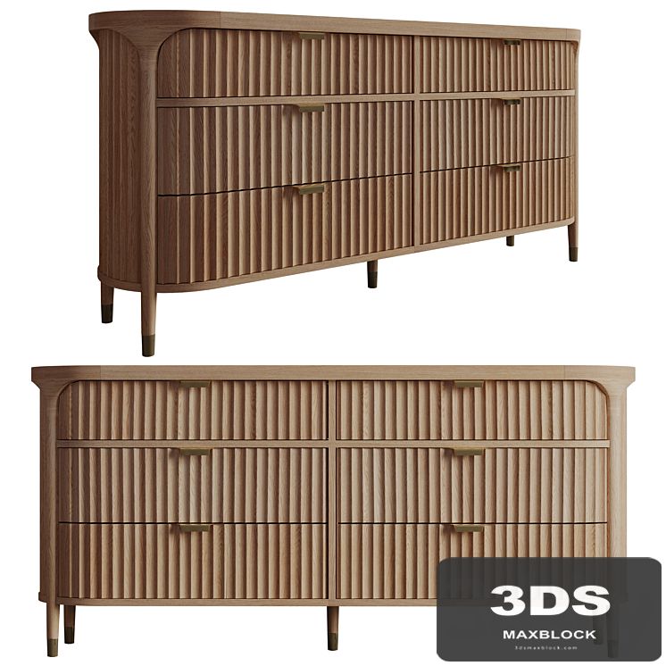 Anthropologie Isla Six-Drawer Dresser