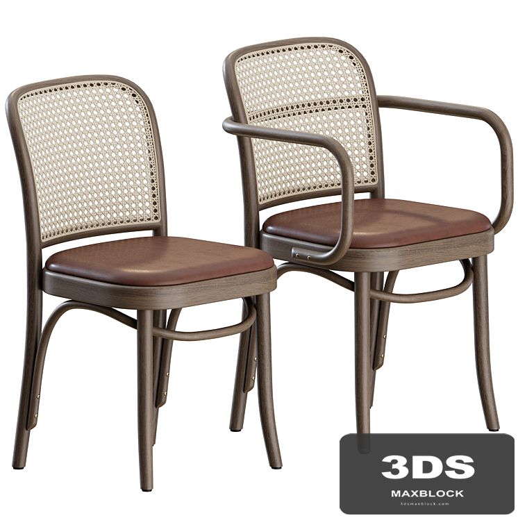 N.811 Mid-Century Chair by Josef Hoffmann