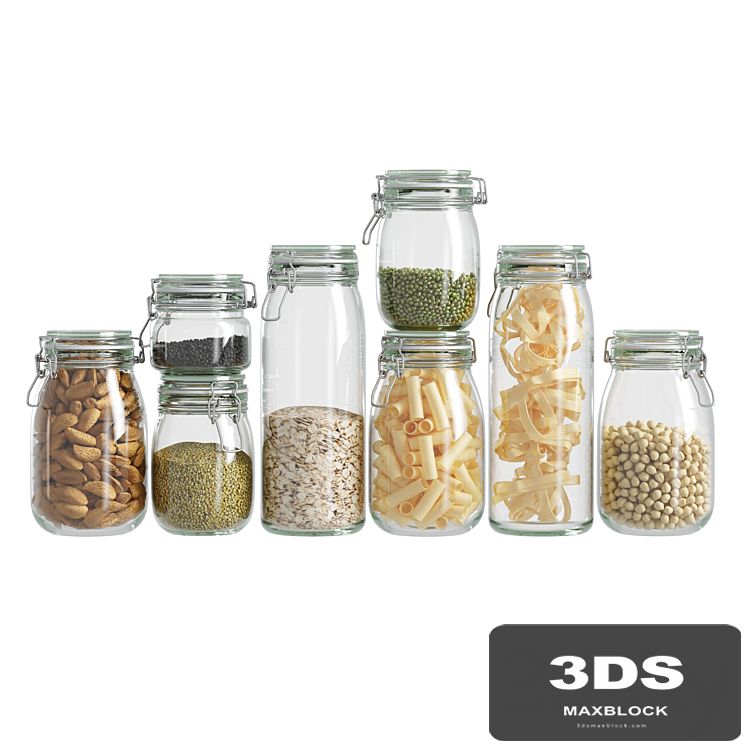 glass jar set