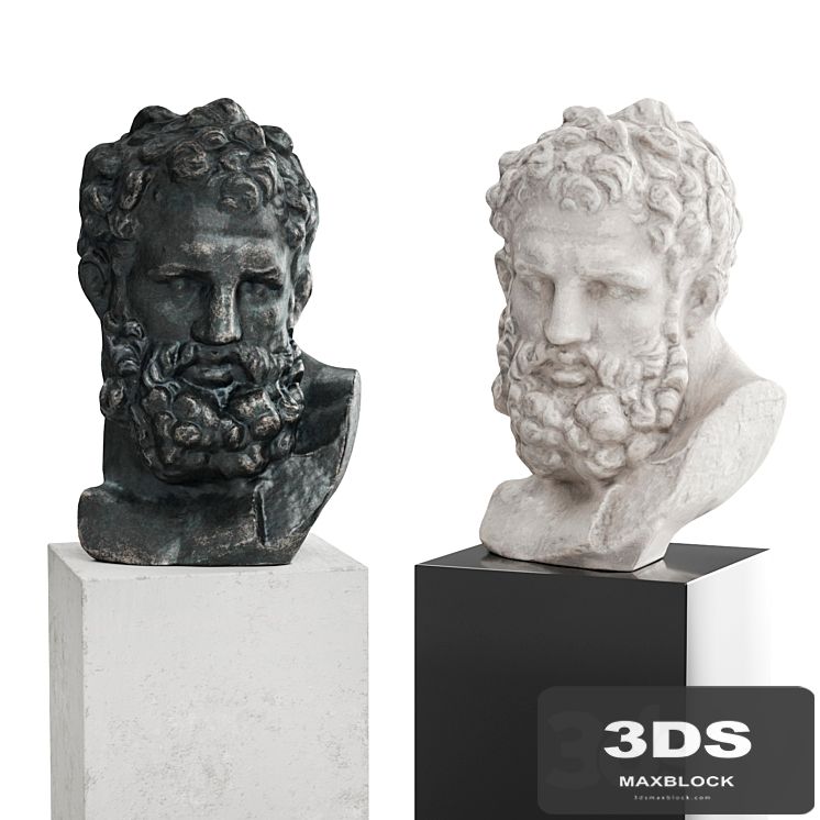 Hercules head bust