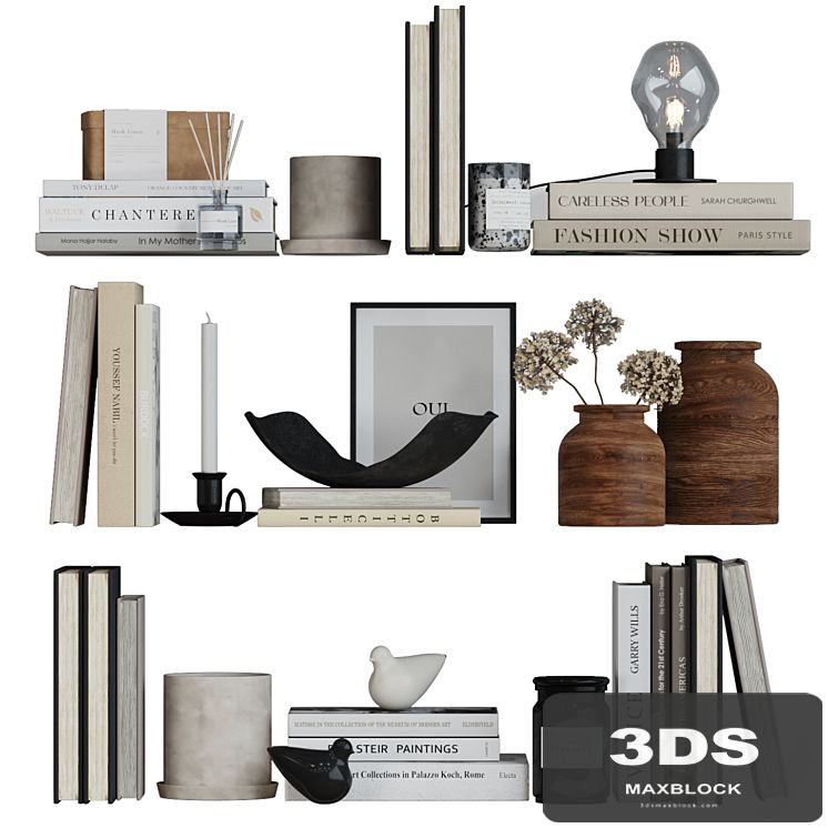 Decor shelf set 14