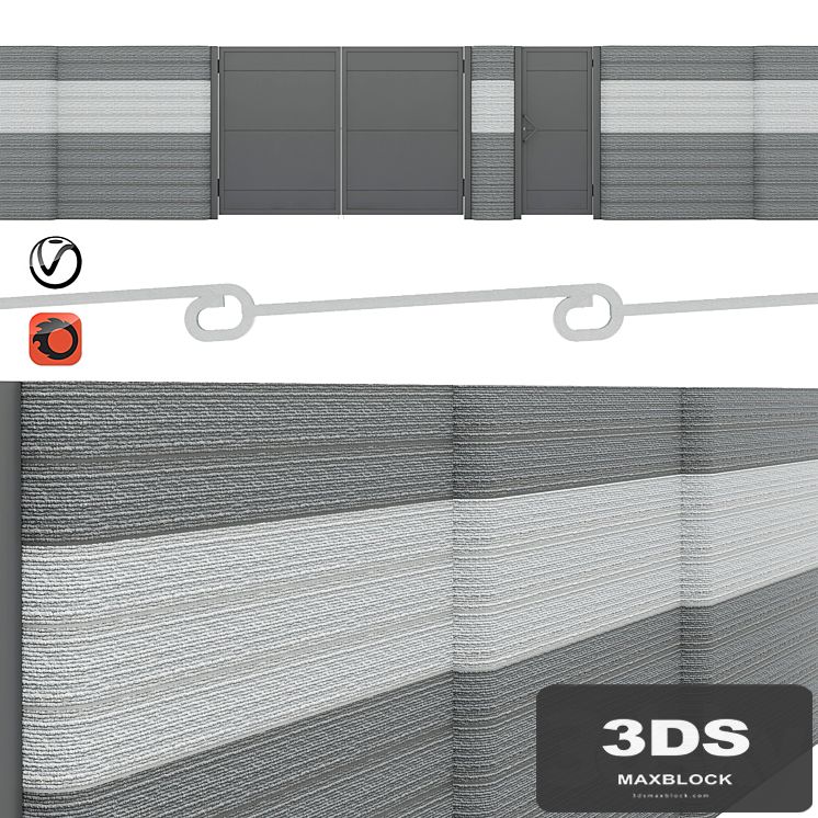 Craft fence - Columnar
