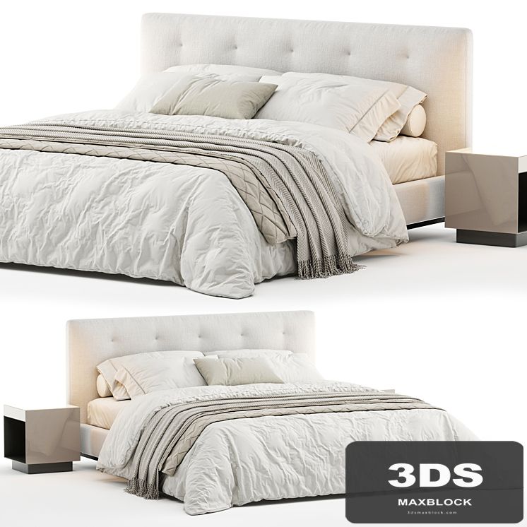 Bed minotti andersen quilt