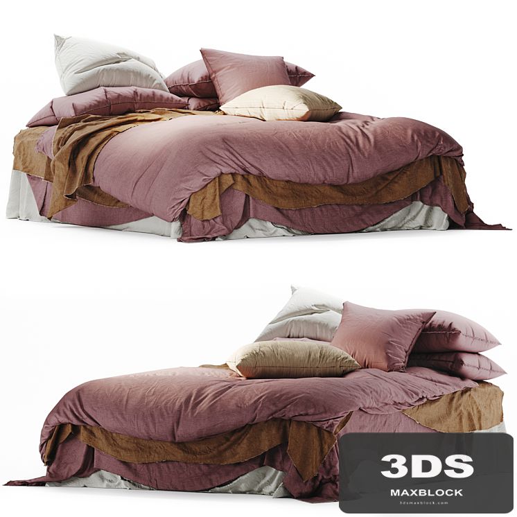 Flocca linen bedding