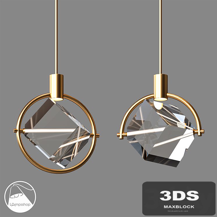 LampsShop.ru PDL2169 Pendant Сrystal Cube