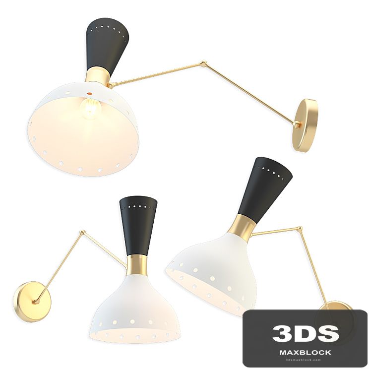 Articulated Sconce Mid-Century Modern