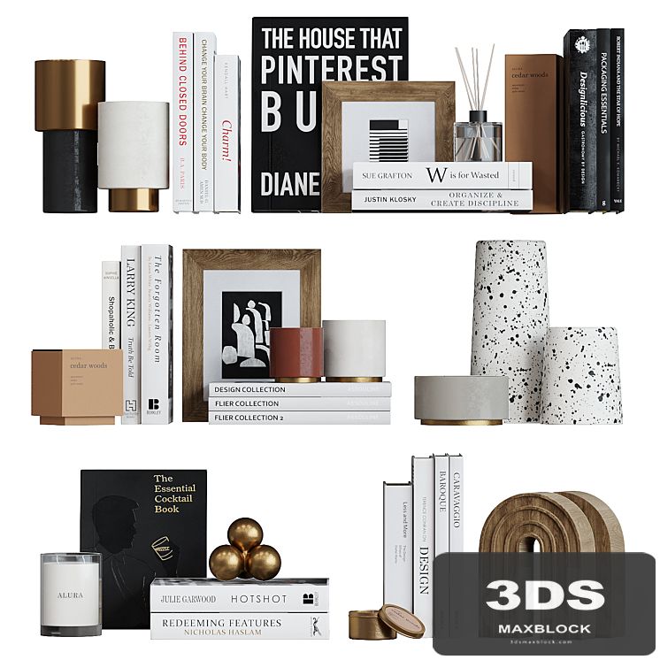 Decor shelf set 15