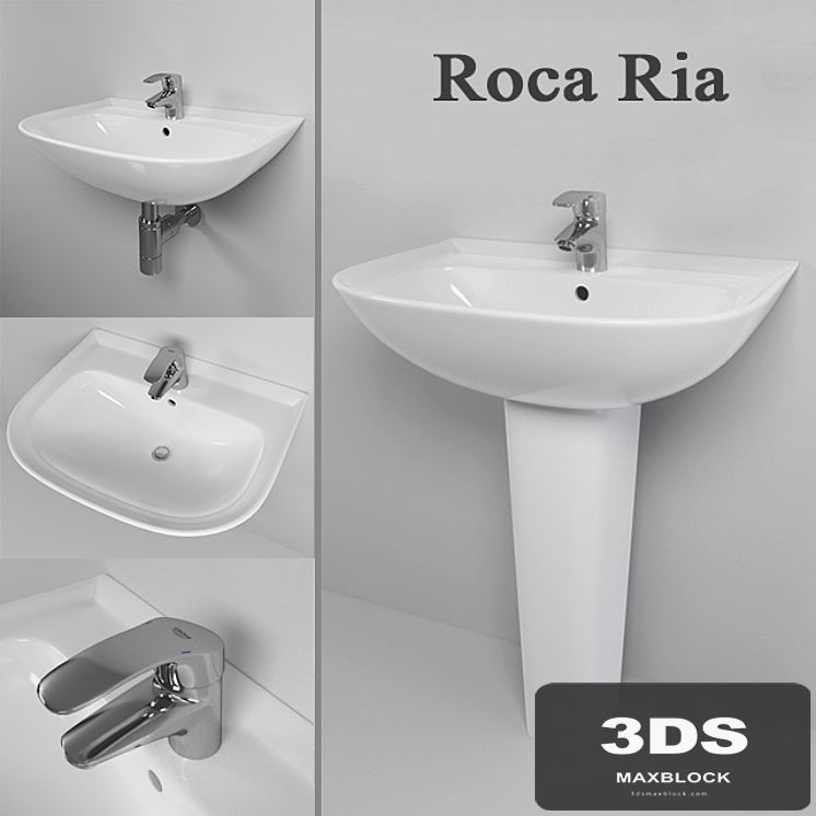 Sink Roca Ria, mixer Grohe Eurosmart