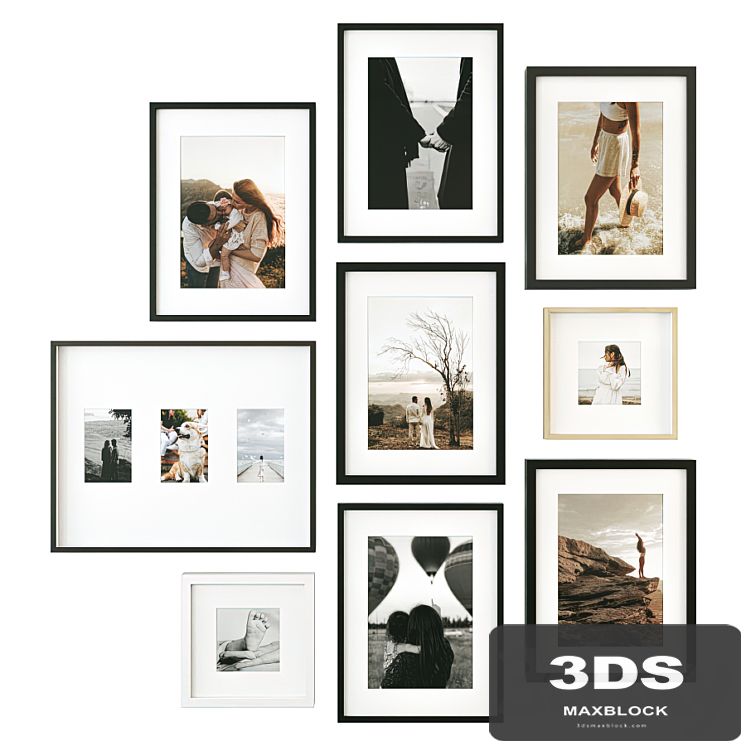 Family photo wall