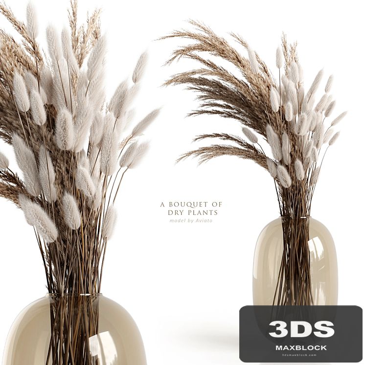 A bouquet of dry plants