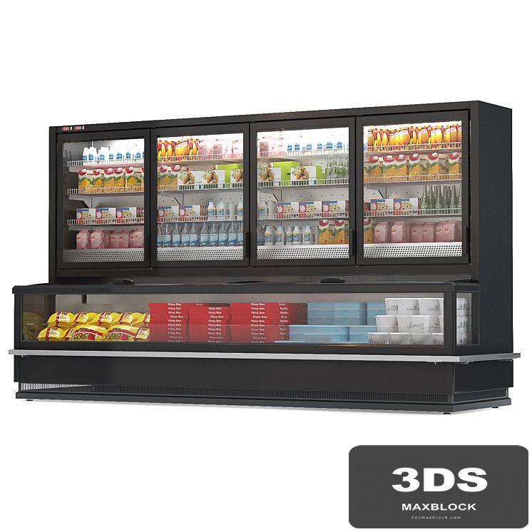 Refrigerated display case HitLine