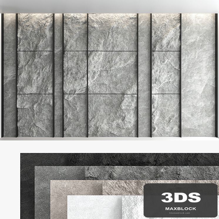 Decorative wall panel set 56