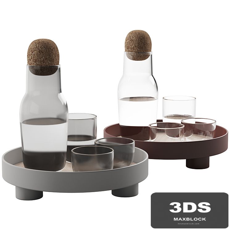 060 Kitchen decor set DISHES muuto carafe set 00