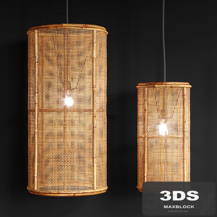 Webbed Rattan Shade Terrain