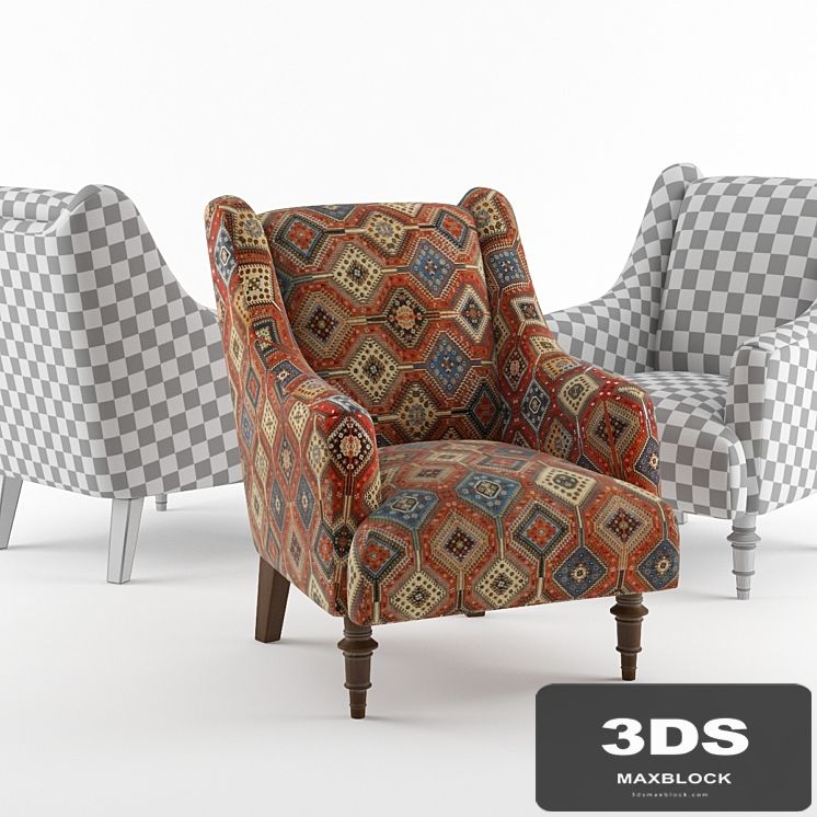 Copyright soft armchair upholstery into East 3