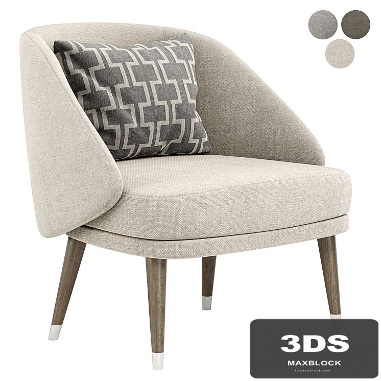 Meg armchair by Tirolo