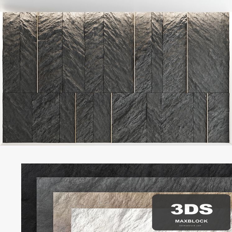 Decorative wall panel set 58