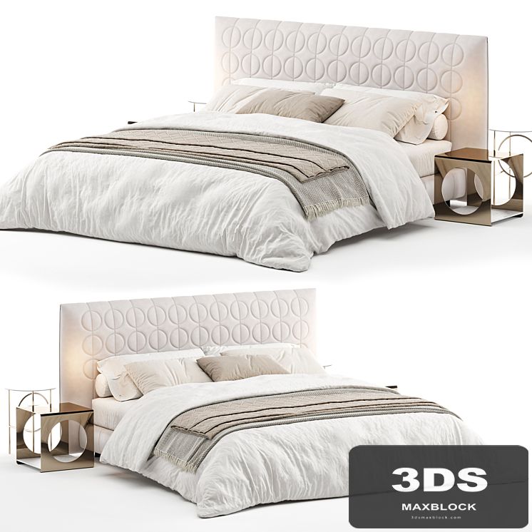 Bed minotti curtis